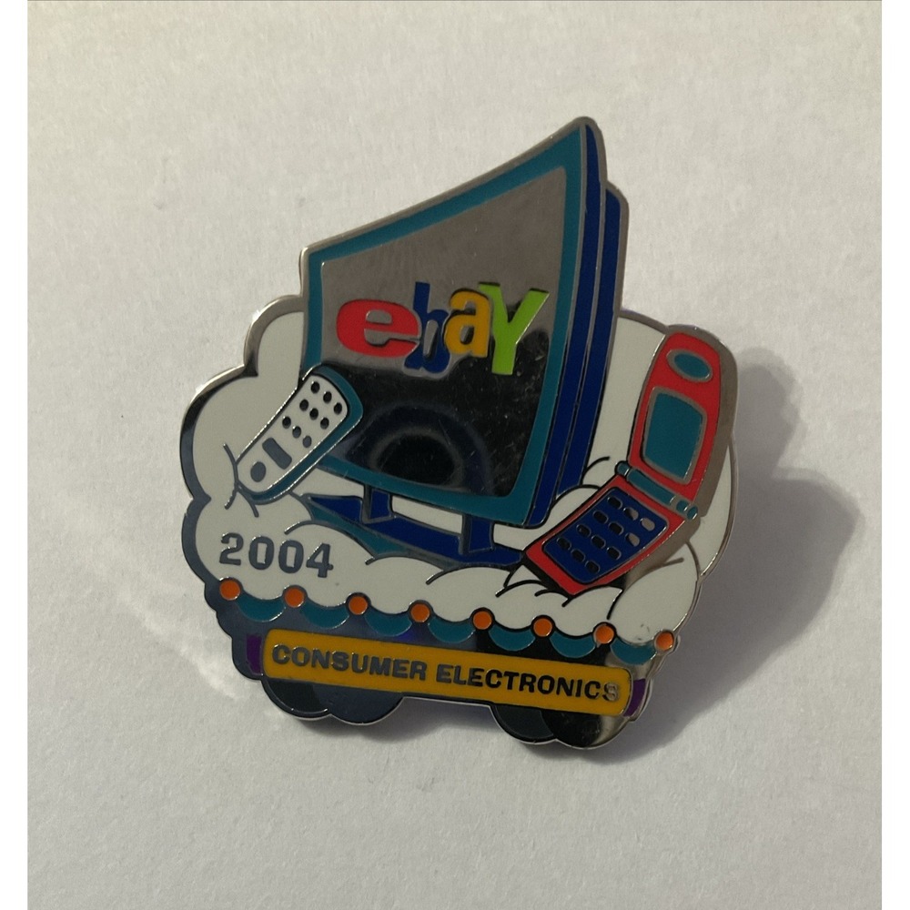 Ebay Live 2004 Consumer Electronics Cell Phones Vintage Enamel Lapel Pin